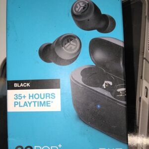 JLab Black Earbud Headphones
